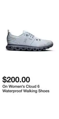 Sport Chek On Women's Cloud 6 Waterproof Walking Shoes offer