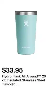 Sport Chek Hydro Flask All Around 20 oz Insulated Stainless Steel Tumbler with Press-In Lid offer