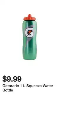 Sport Chek Gatorade 1 L Squeeze Water Bottle offer