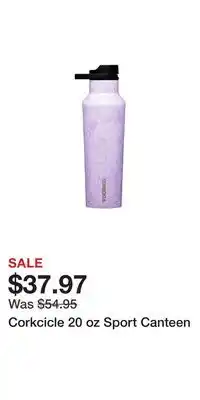 Sport Chek Corkcicle 20 oz Sport Canteen offer