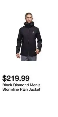 Sport Chek Black Diamond Men's Stormline Rain Jacket offer