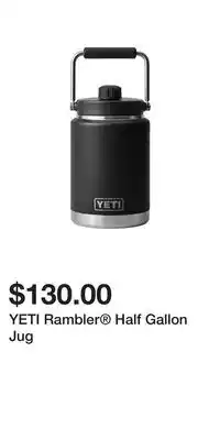 Sport Chek YETI Rambler Half Gallon Jug offer