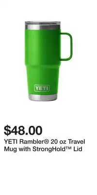 Sport Chek YETI Rambler 20 oz Travel Mug with StrongHold Lid offer