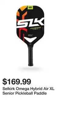 Sport Chek Selkirk Omega Hybrid Air XL Senior Pickleball Paddle offer