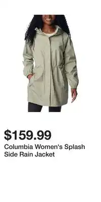 Sport Chek Columbia Women's Splash Side Rain Jacket offer