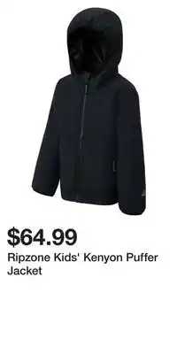 Sport Chek Ripzone Kids' Kenyon Puffer Jacket offer