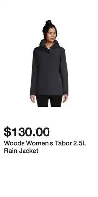 Sport Chek Woods Women's Tabor 2.5L Rain Jacket offer