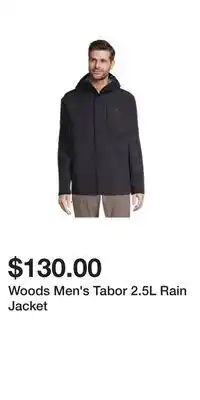 Sport Chek Woods Men's Tabor 2.5L Rain Jacket offer