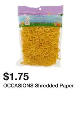 Dollarama OCCASIONS Shredded Paper offer