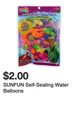 Dollarama SUNFUN Self-Sealing Water Balloons offer