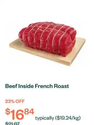 Voilà Beef Inside French Roast offer