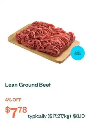 Voilà Lean Ground Beef offer