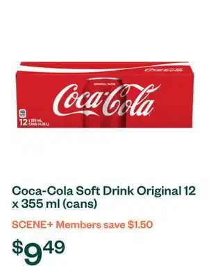 Voilà Coca-Cola Soft Drink Original 12 x 355 ml (cans) offer