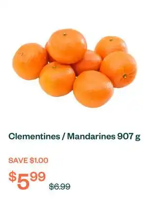 Voilà Clementines / Mandarines 907 g offer