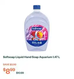 Voilà Softsoap Liquid Hand Soap Aquarium 1.47 L offer