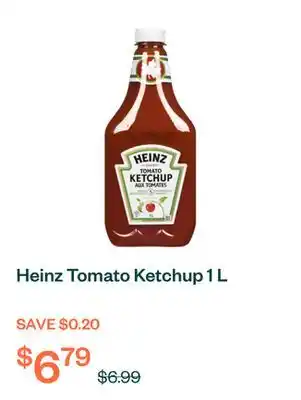 Voilà Heinz Tomato Ketchup 1 L offer