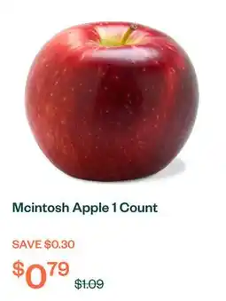 Voilà Mcintosh Apple 1 Count offer