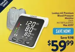 Walmart Lookee A2 Premium Blood Pressure Monitor offer