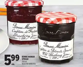 Metro BONNE MAMAN SPREAD offer