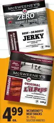 Metro MCSWEENEY'S MEAT SNACKS offer