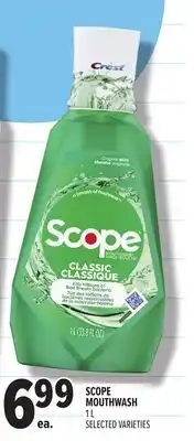 Metro SCOPE MOUTHWASH offer