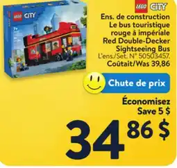 Walmart Lego Red Double-Decker Sightseeing Bus offer