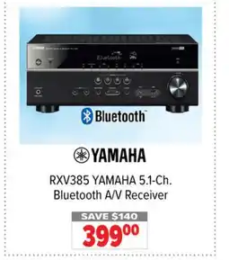 2001 Audio Video RXV385 YAMAHA 5.1-Ch. Bluetooth A/V Receiver offer