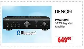 2001 Audio Video PMA600NE Denon 70 W Integrated Amplifier offer