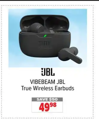 2001 Audio Video VIBEBEAM JBL True Wireless Earbuds offer