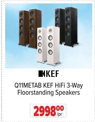 2001 Audio Video Q11METAB KEF HiFi 3-Way Floorstanding Speakers offer