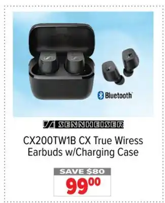 2001 Audio Video CX200TW1B CX True Wiress Earbuds w/Charging Case offer