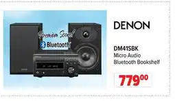 2001 Audio Video DM41SBK Denon Micro Audio Bluetooth Bookshelf offer