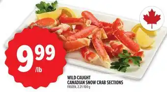 Metro WILD CAUGHT CANADIAN SNOW CRAB SECTIONS offer