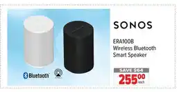 2001 Audio Video ERA100B SONOS Wireless Bluetooth Smart Speaker offer