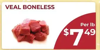 Food World Supermarket VEAL BONELESS offer