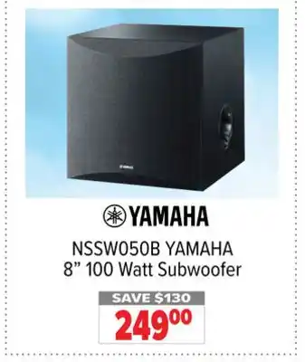 2001 Audio Video NSSW050B YAMAHA 8 100 Watt Subwoofer offer