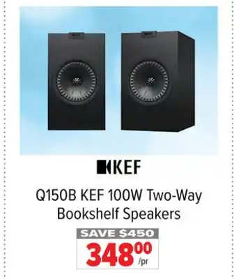 2001 Audio Video Q150B KEF 100W Two-Way Bookshelf Speakers offer