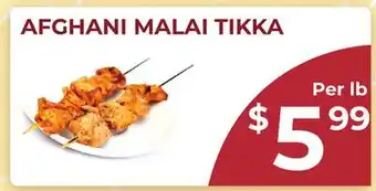 Food World Supermarket AFGHANI MALAI TIKKA offer