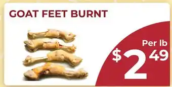 Food World Supermarket GOAT FEET BURNT offer