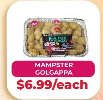 Food World Supermarket MAMPSTER GOLGAPPA offer