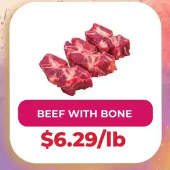 Food World Supermarket BEEF WITH BONE offer