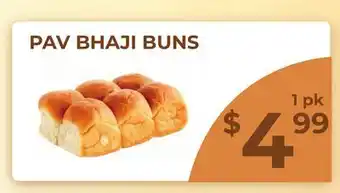 Food World Supermarket PAV BHAJI BUNS offer