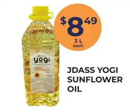 Food World Supermarket JDASS YOGI SUNFLOWER OIL offer