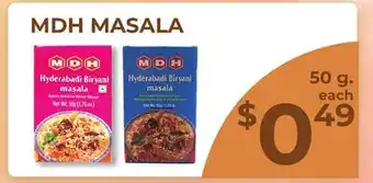 Food World Supermarket MDH MASALA offer