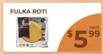 Food World Supermarket FULKA ROTI offer