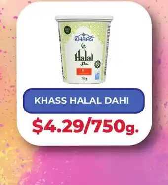 Food World Supermarket KHASS HALAL DAHI offer