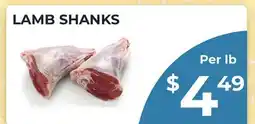 Food World Supermarket LAMB SHANKS offer