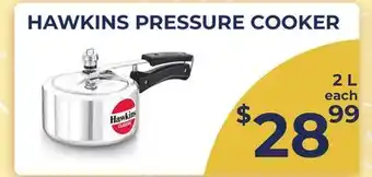 Food World Supermarket HAWKINS PRESSURE COOKER offer