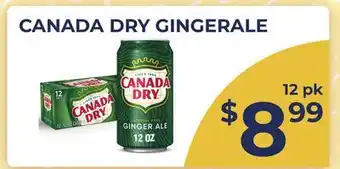 Food World Supermarket CANADA DRY GINGERALE offer