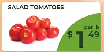 Food World Supermarket SALAD TOMATOES offer